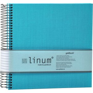 Goldbuch Spiralalbum Linum 22x20 cm 40 cremefarbige Seiten