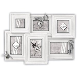 Фотогалерея Астрид 6 фото белая 52x37 см