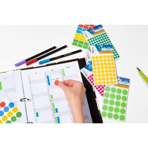 HERMA Vielzwecketiketten 50 mm rund weiß 192 St....