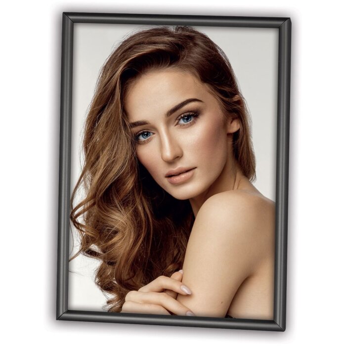 Металлическая портретная рамка BN11 черная 15x20 см
