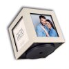 ZEP Holz-Fotowürfel Norman 4 Fotos 10x10 cm, Braun, 13x13x13 cm