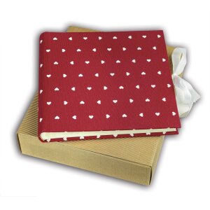 ZEP Фотоальбом Deluxe красный 25x25 см 60 белых страниц...