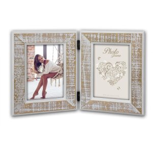 ZEP Doppelrahmen Levico 2 Fotos 10x15 cm Holz 33x21 cm