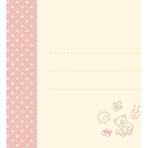 Детский альбом ZEP Матильда розовый 24х24 см 40 белых страниц