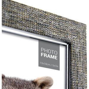 ZEP Doneck Fotorahmen 10x15 bis 30x40 cm silber 2 cm Blockprofil
