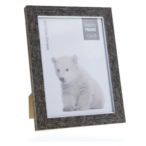 ZEP Doneck Fotorahmen 10x15 bis 30x40 cm silber 2 cm Blockprofil