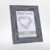 ZEP Fotorahmen Todi Landhausstil Holzoptik grau weiß 10x15 cm bis 20x30 cm