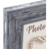 ZEP Fotorahmen Todi Landhausstil Holzoptik grau weiß 10x15 cm bis 20x30 cm