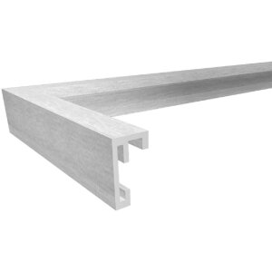 Стул алюминиевый каркас 60x80 см серебристый