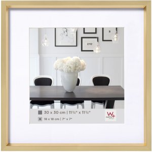 Walther STEEL STYLE Bilderrahmen 30x30 cm Gold mit...