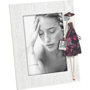 Mascagni 2IEA1097 Fotorahmen 13x18 cm weiß Holz mit...