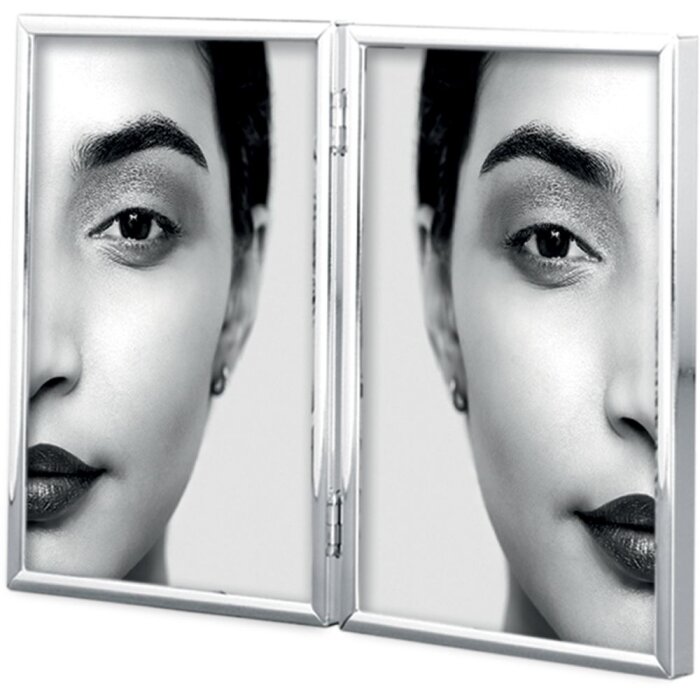 Mascagni 58 - Двойная рамка 10x15 см серебро