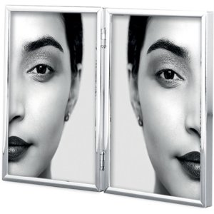 Mascagni 58 Doppelrahmen 10x15 cm silber glänzend...