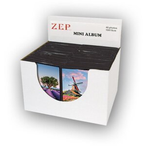 ZEP Einsteckalbum Viaggio Softcover 40 bis 96 Fotos schwarze Seiten sortiert