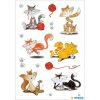 Herma Sticker DECOR Lustige Katzen beglimmert 2 Blatt