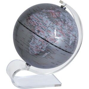 20AO452 Глобус Mascagni серебристый 13 см вращающийся