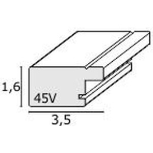 Пластиковая фоторамка Deknudt S45VY3 бежевая от 10x15 см до 50x70 см