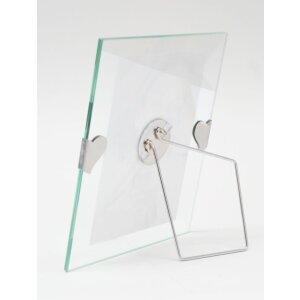 Deknudt Glasrahmen Herzen S59ZD4 silber Hoch- und Querformat