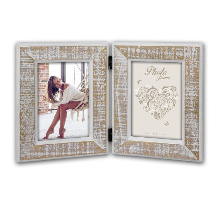 ZEP Doppelrahmen Levico 10x15 cm und 13x18 cm Holz natur 33x21 cm und 39x24 cm