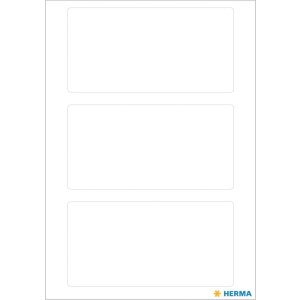 Vielzwecketiketten weiß 34x67 mm Papier matt 21 St.