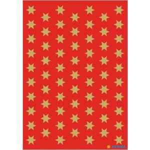 HERMA Sticker Sterne gold Ø 8 mm