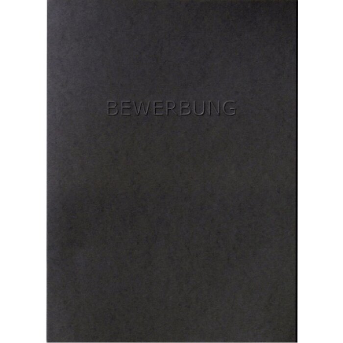 Папка для приложений черного цвета + бесплатный конверт