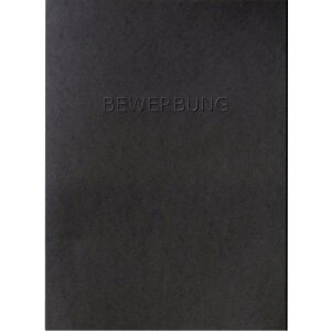 Папка для приложений черного цвета + бесплатный конверт