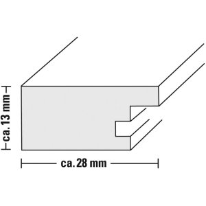Hama Holzrahmen Skara Weiß 15 x 20 cm