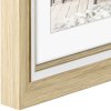 Hama Kunststoffrahmen Cozy natur 13x18 cm Pastell-Look mit Reflexglas