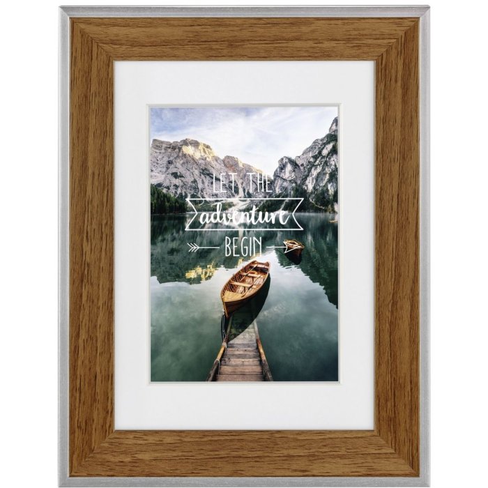 Hama Kunststoffrahmen Sierra Nuss 20 x 20 cm