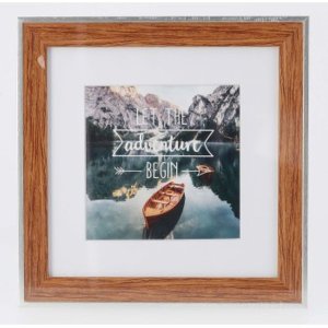 Hama Kunststoffrahmen Sierra Nuss 20 x 20 cm