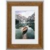 Hama Kunststoffrahmen Sierra mit Passepartout Holz-Optik 10x15 bis 40x50 cm