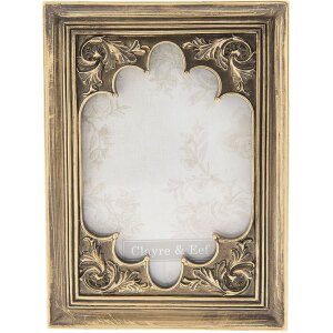Clayre & Eef Fotorahmen 2F0561 golden 13x2x18 cm...