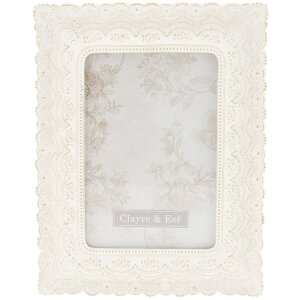 Clayre & Eef Fotorahmen 2F0566 weiß 16x2x21 cm...
