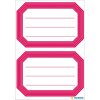 HERMA Schuletiketten neutral roter Rand 82x55 mm