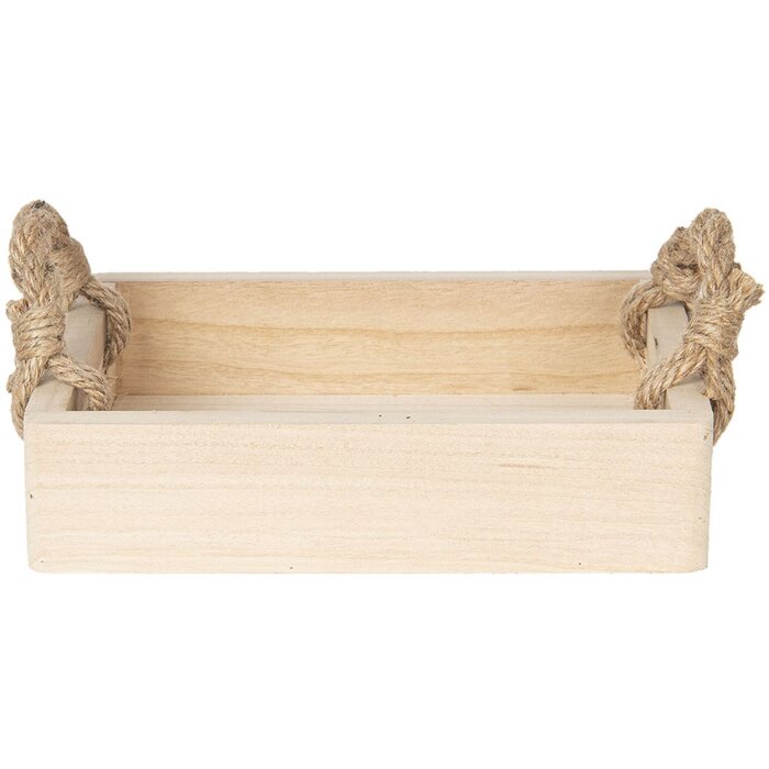 Поднос 6H1761 натуральный 26x20x6 см