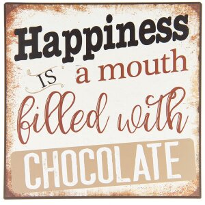 Табличка 6Y3281 разноцветная 25x25x0,5 см металлическая