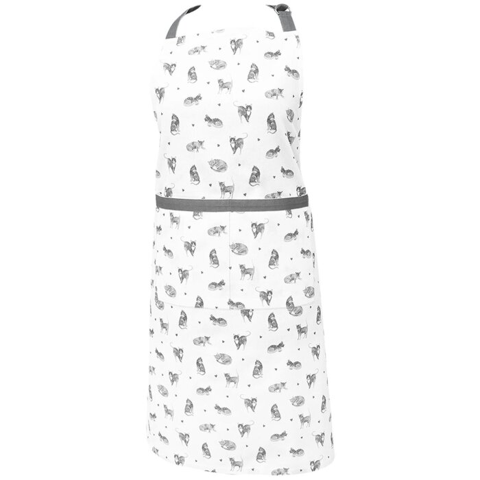 Фартук CAK41 серый 70x85 см