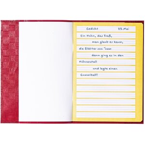 HERMA 7430 Heftschoner PP A5 gedeckt weinrot