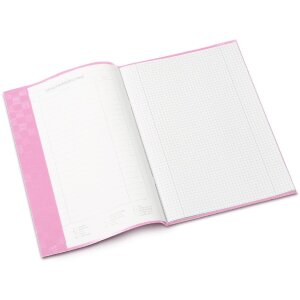 HERMA Heftschoner PP A4 gedeckt-rosa Strukturprägung abwaschbar 1 Stück