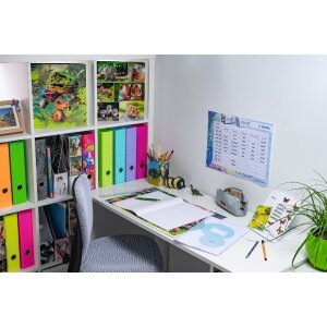 HERMA DIN A4 Heftschoner transparent Polypropylen mit Beschriftungsetikett