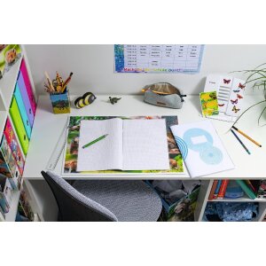 HERMA DIN A4 Heftschoner transparent Polypropylen mit Beschriftungsetikett