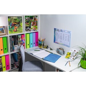 HERMA Heftschoner PP A4 transparent blau strapazierfähig wasserabweisend