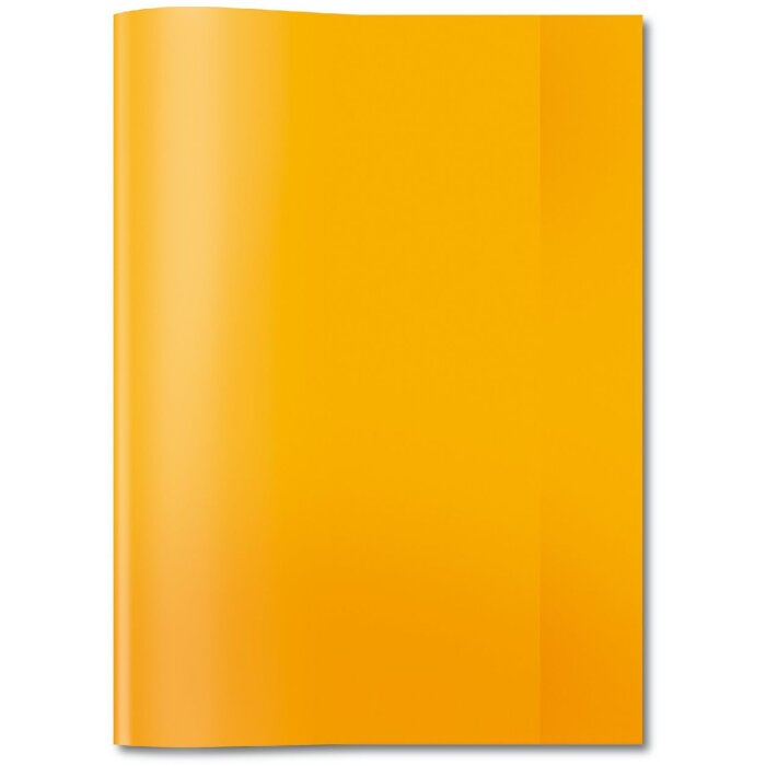 HERMA Heftschoner PP A4 transparent-orange 21,3x30,5 cm stabil waschbar