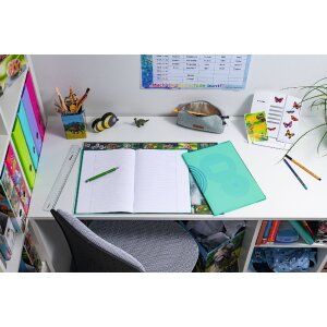 HERMA Heftschoner PP A4 transparent grün wasserabweisend stabil