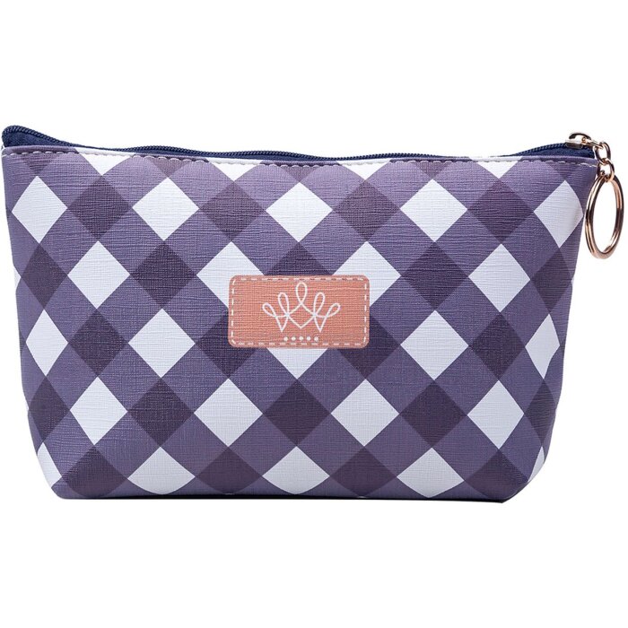 Сумка для туалетных принадлежностей MLTT0048 Сине-белая 21x12 см