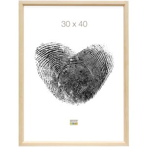 Deknudt S233H2 Holzrahmen in Naturfarbe mit schwarzer Außenkante 20x28 cm