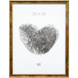 Deknudt S40JB2 Holzrahmen gold grün dunkelrot 20x30 cm