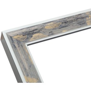 Deknudt S40JE7 Holzrahmen grau gold dunkelgrau 15x20 cm