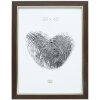S45VH3 Фоторамка коричневого цвета с серебристым внутренним краем 21x29,7 см
